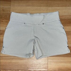 INC International Concepts Women's Cream High Waist Shorts